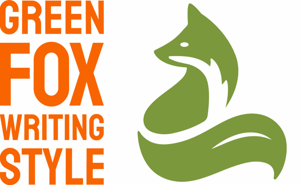 Greenfoxwritingstyle.com Logo: SEO Texte & Webdesign